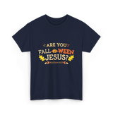 Are You Fall O Ween Jesus Christian T-Shirt - Navy