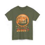 Are You Fall O Ween Jesus Faith T-Shirt - Military Green