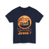 Are You Fall O Ween Jesus Faith T-Shirt - Navy