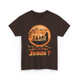 Are You Fall O Ween Jesus Faith T-Shirt - Dark Chocolate