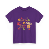 Are You Fall-O-Ween Jesus T-Shirt - Purple