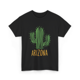 Arizona Cactus Arizona Souvenir T-Shirt - Black