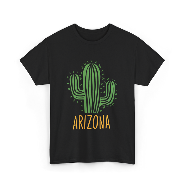 Arizona Cactus Arizona Souvenir T-Shirt - Black