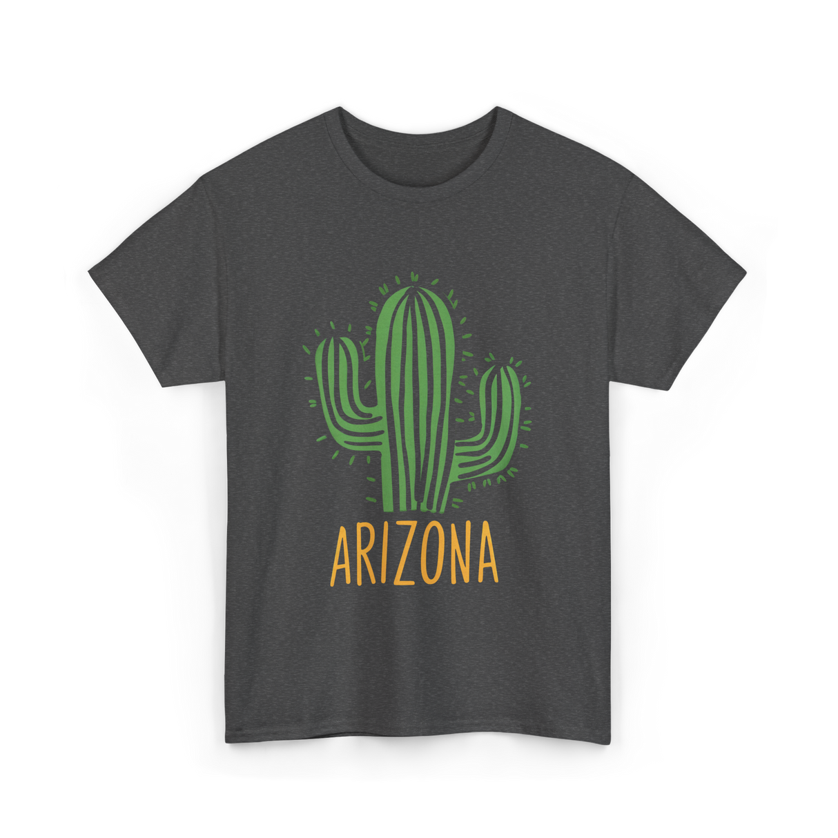 Arizona Cactus Arizona Souvenir T-Shirt - Dark Heather