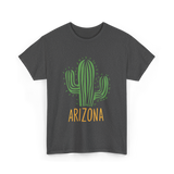 Arizona Cactus Arizona Souvenir T-Shirt - Dark Heather