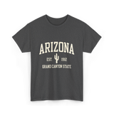 Arizona Grand Canyon State Cactus T-Shirt - Dark Heather