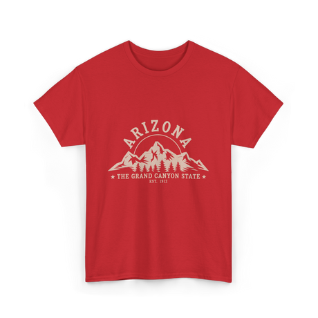 Arizona Grand Canyon State T-Shirt - Red