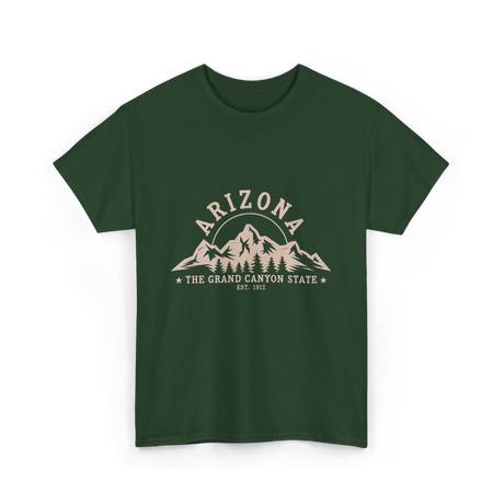 Arizona Grand Canyon State T-Shirt - Forest Green