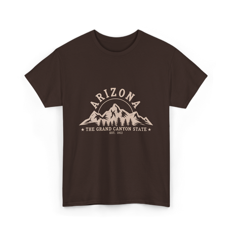 Arizona Grand Canyon State T-Shirt - Dark Chocolate