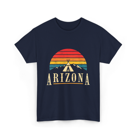 Arizona Mountains Camping Outdoors T-Shirt - Navy