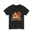Arizona Roadrunner Desert Cactus T-Shirt - Black