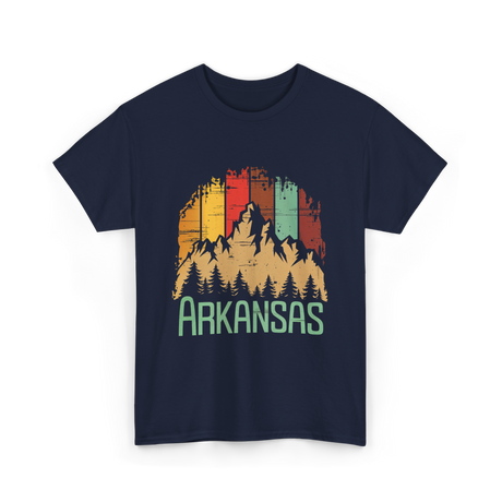 Arkansas Mountains Arkansas T-Shirt - Navy