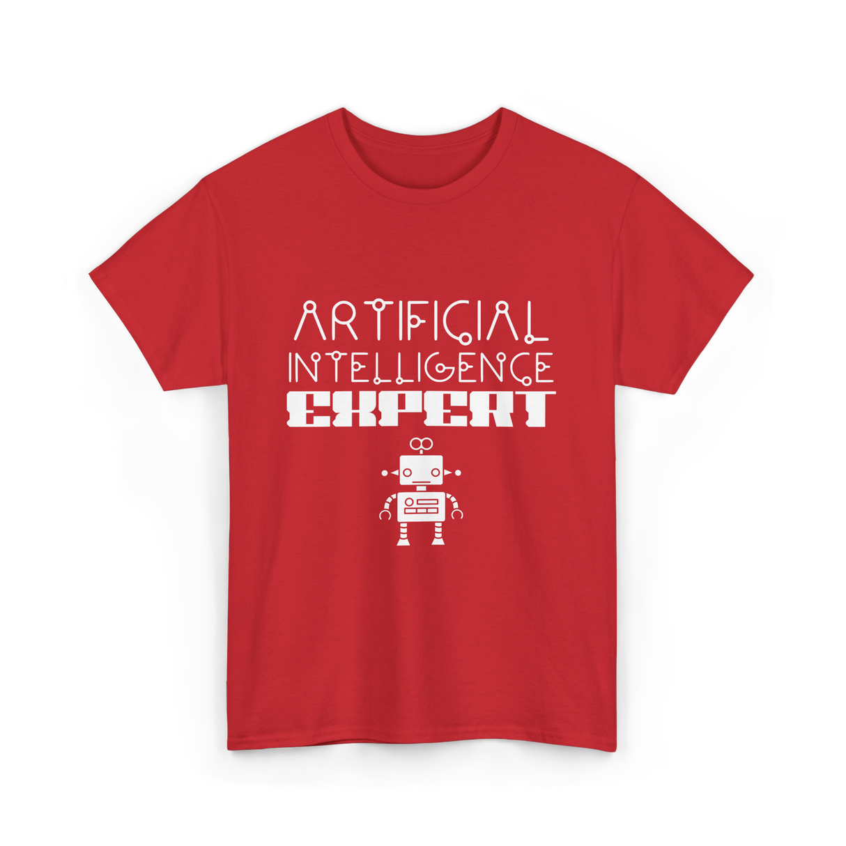 Artificial Intelligence Expert AI Expert T-Shirt - Red