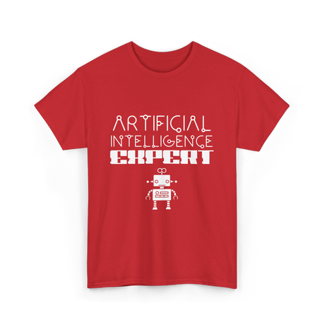 Artificial Intelligence Expert AI Expert T-Shirt - Red