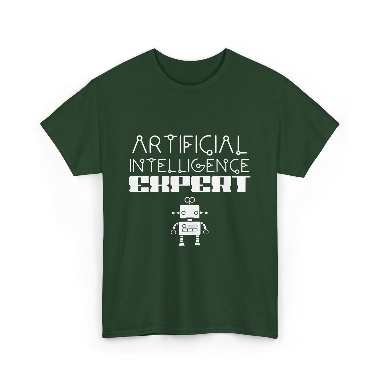 Artificial Intelligence Expert AI Expert T-Shirt - Forest Green