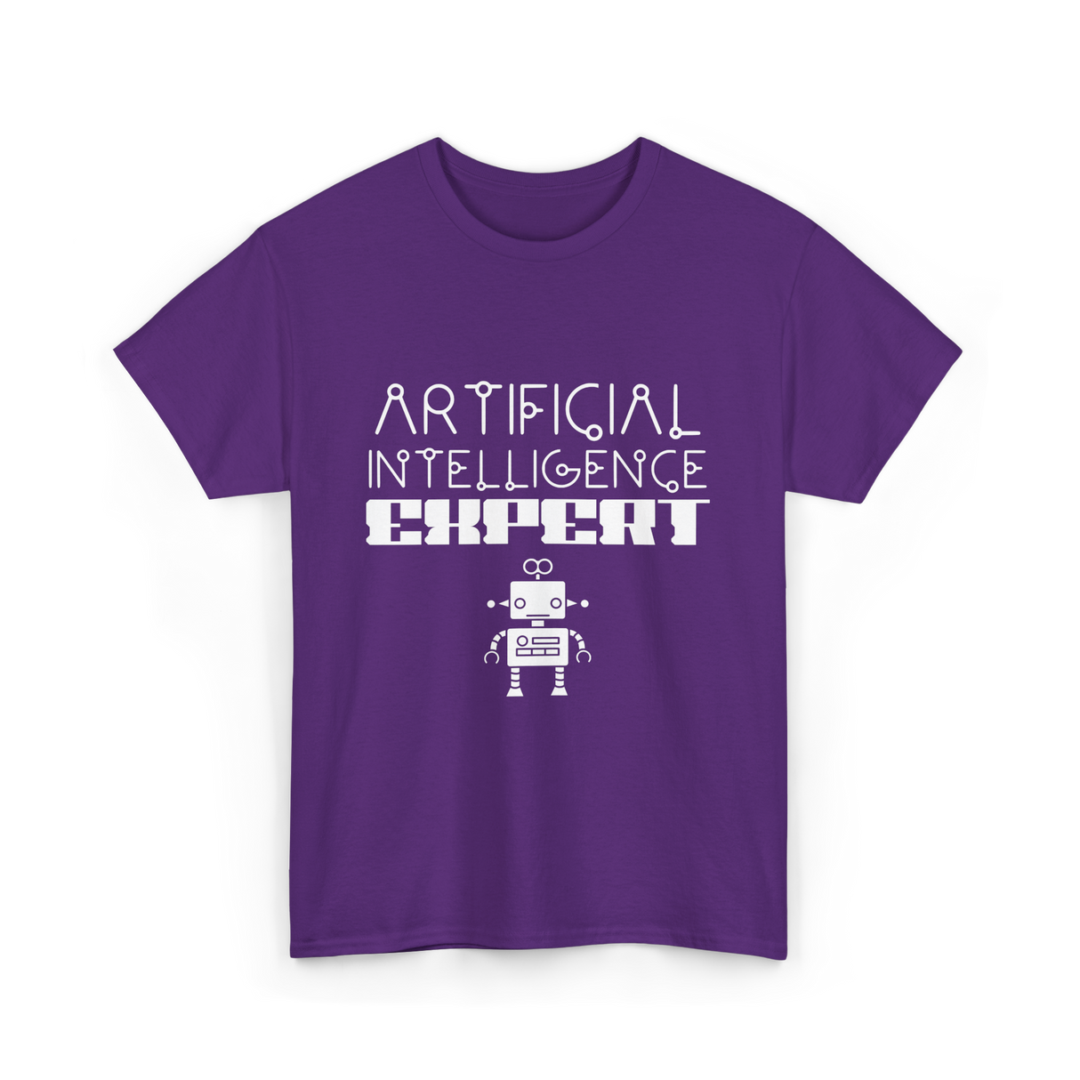 Artificial Intelligence Expert AI Expert T-Shirt - Purple