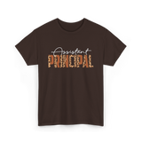 Assistant Principal Job Title T-Shirt - Dark Chocolate