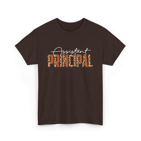 Assistant Principal Job Title T-Shirt - Dark Chocolate