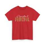 Assistant Principal Job Title T-Shirt - Red