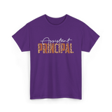 Assistant Principal Job Title T-Shirt - Purple