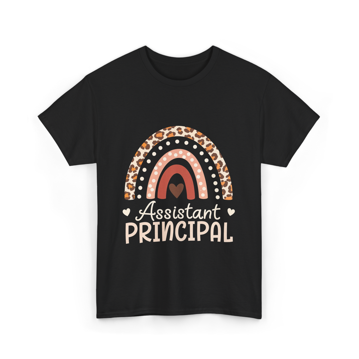 Assistant Principal Leopard Appreciation T-Shirt - Black