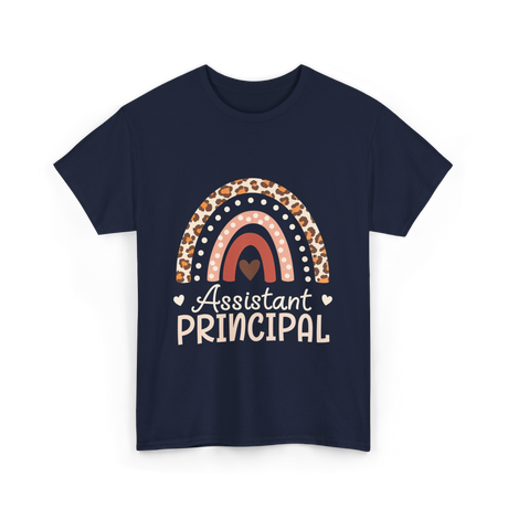 Assistant Principal Leopard Appreciation T-Shirt - Navy