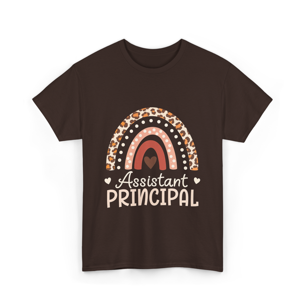 Assistant Principal Leopard Appreciation T-Shirt - Dark Chocolate