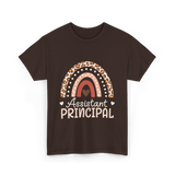 Assistant Principal Leopard Appreciation T-Shirt - Dark Chocolate