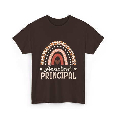 Assistant Principal Leopard Appreciation T-Shirt - Dark Chocolate