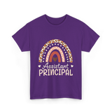 Assistant Principal Leopard Appreciation T-Shirt - Purple