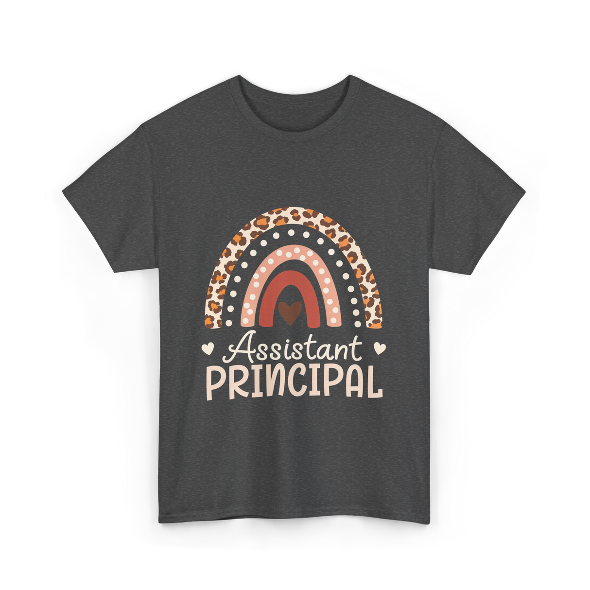 Assistant Principal Leopard Appreciation T-Shirt - Dark Heather