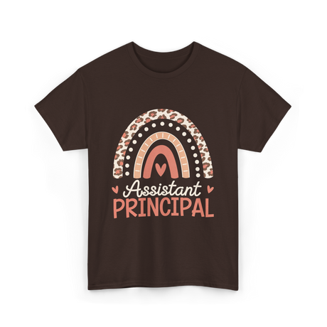 Assistant Principal Rainbow Appreciation T-Shirt - Dark Chocolate