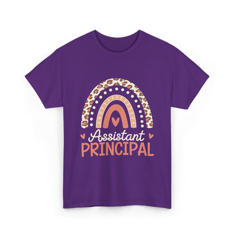 Assistant Principal Rainbow Appreciation T-Shirt - Purple