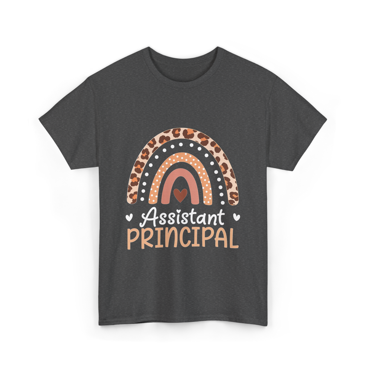 Assistant Principal Rainbow School Leader T-Shirt - Dark Heather