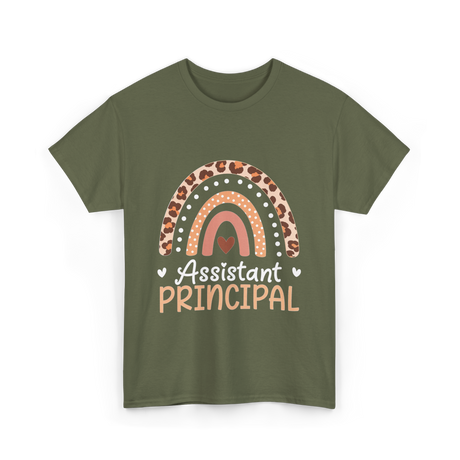 Assistant Principal Rainbow School Leader T-Shirt - Military Green