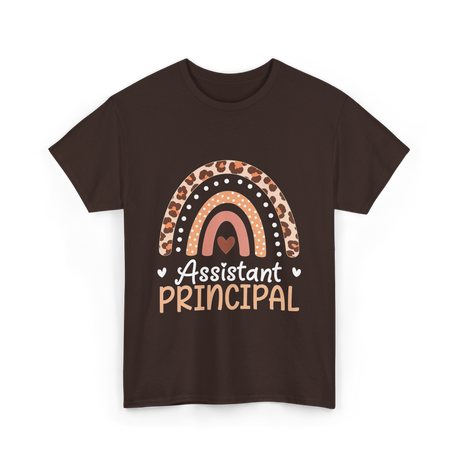 Assistant Principal Rainbow School Leader T-Shirt - Dark Chocolate