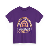 Assistant Principal Rainbow School Leader T-Shirt - Purple