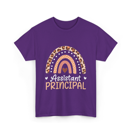 Assistant Principal Rainbow School Leader T-Shirt - Purple