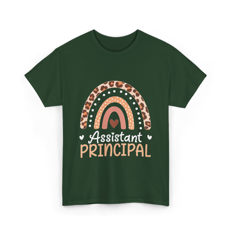 Assistant Principal Rainbow School Leader T-Shirt - Forest Green