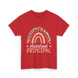 Assistant Principal Rainbow School Leader T-Shirt - Red