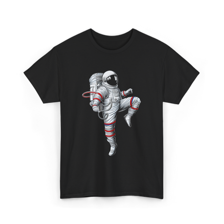 Astronaut Martial Arts Karate T-Shirt - Black