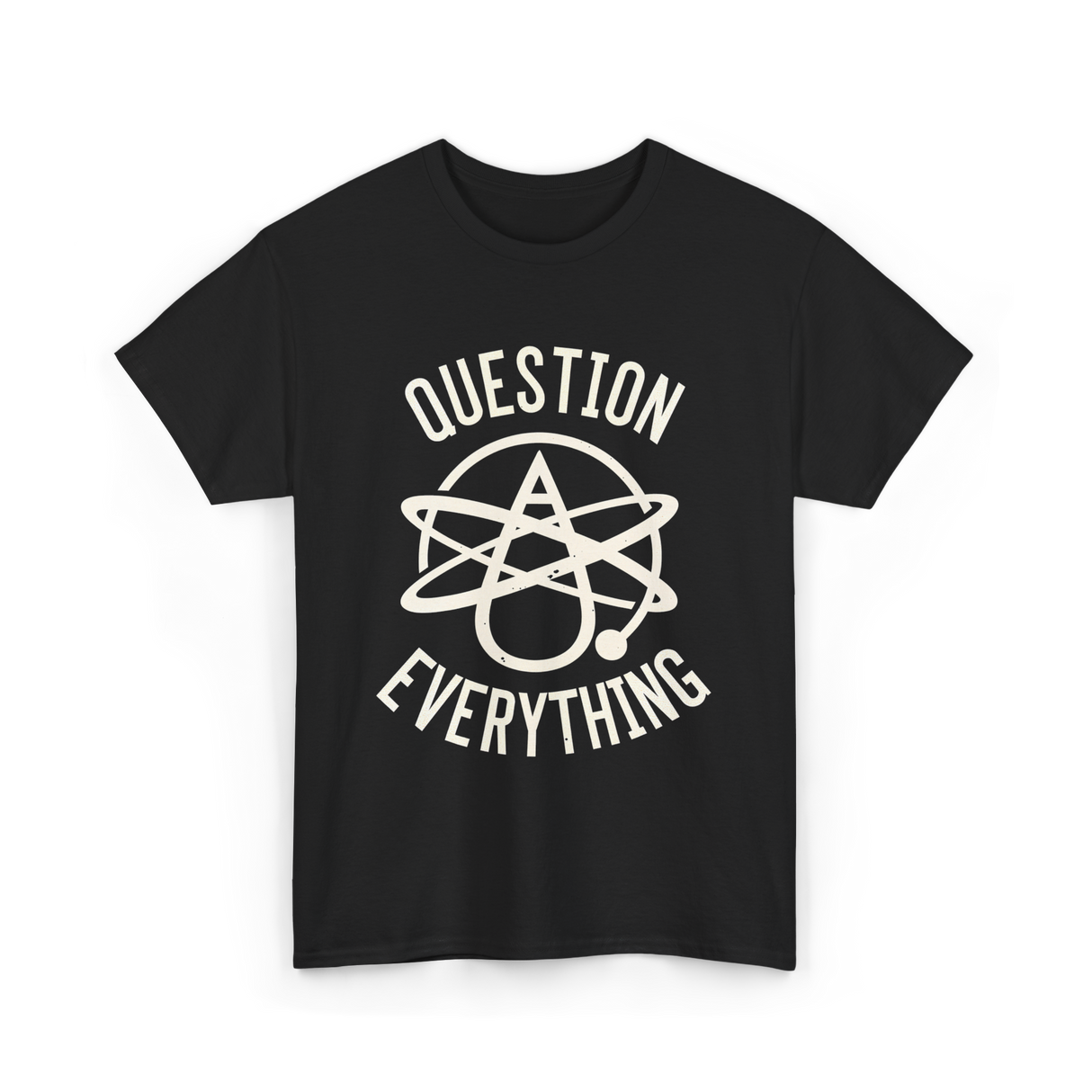 Atheist Symbol T-Shirt - Black