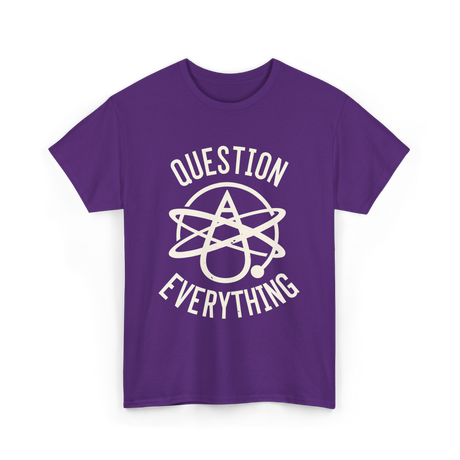 Atheist Symbol T-Shirt - Purple