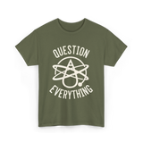 Atheist Symbol T-Shirt - Military Green