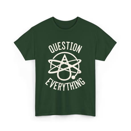 Atheist Symbol T-Shirt - Forest Green