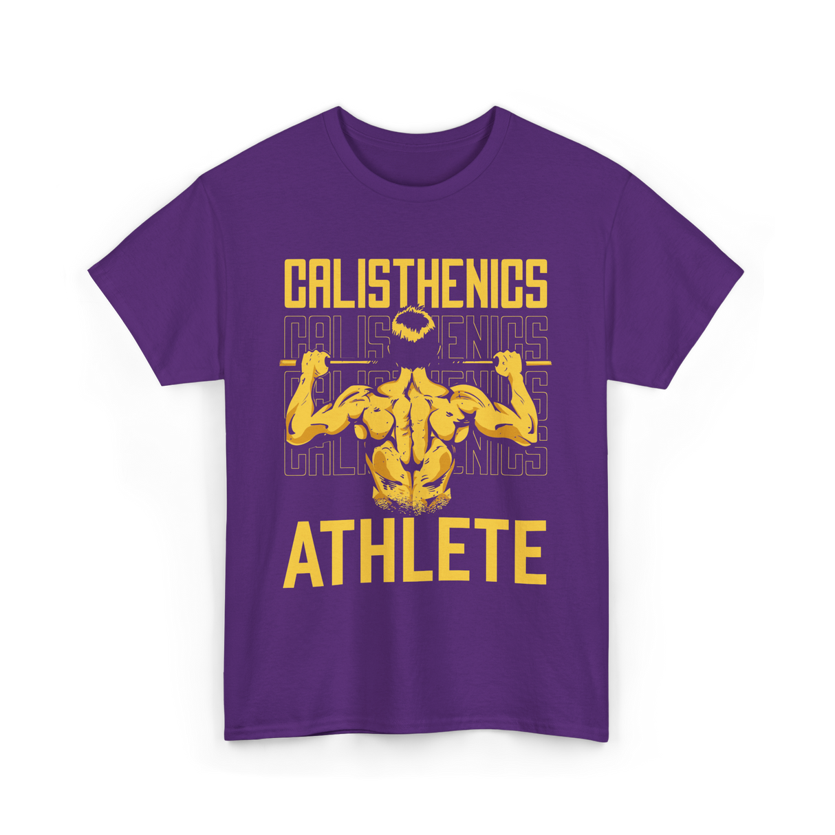 Athlete Workout Fitness Calisthenics T-Shirt - Purple