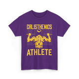 Athlete Workout Fitness Calisthenics T-Shirt - Purple