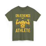 Athlete Workout Fitness Calisthenics T-Shirt - Military Green