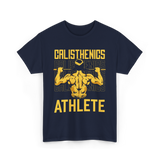 Athlete Workout Fitness Calisthenics T-Shirt - Navy