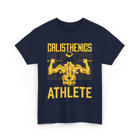 Athlete Workout Fitness Calisthenics T-Shirt - Navy